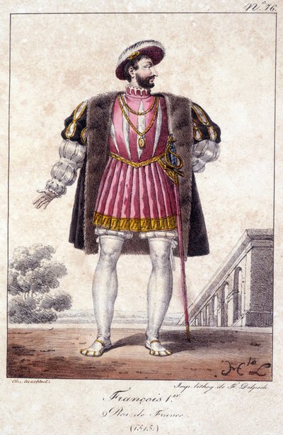 I. Ferenc francia király 1494-ben Cognacban született és 1547-ben Rambouillet-ban halt meg. alkotó: French School