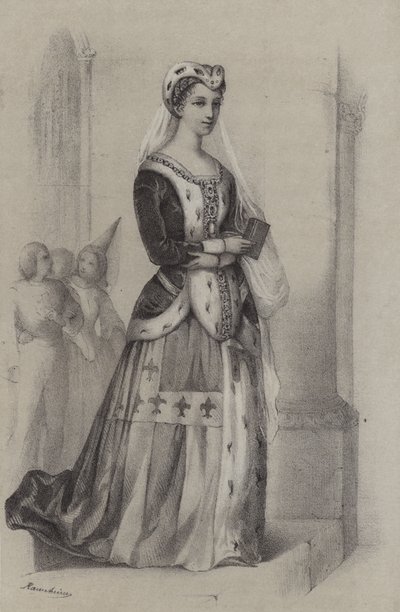 Francoise De Bretagne, Bretagne hercegnője (metszet) alkotó: French School