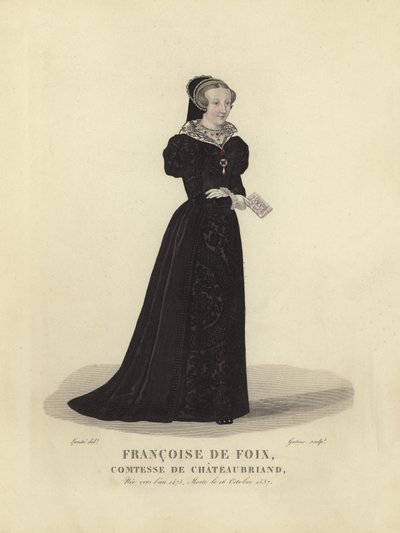 Francoise de Foix, Chateaubriand grófnője alkotó: French School