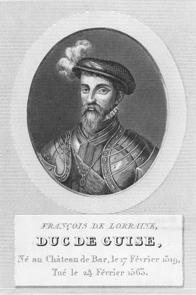 Francois de Lorraine, Guise hercege (metszet) alkotó: French School