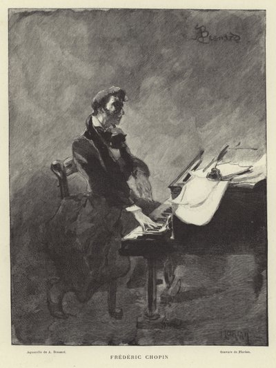 Frederic Chopin lengyel zongoraművész és zeneszerző alkotó: French School