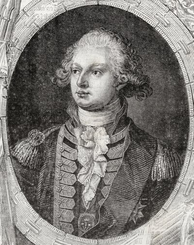 Frederick Augustus, York és Albany hercege, Louis Blanc (1811-82) "Histoire de la Revolution Francaise" című művéből alkotó: French School