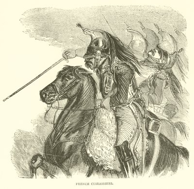 Francia Cuirassiers (metszet) alkotó: French School