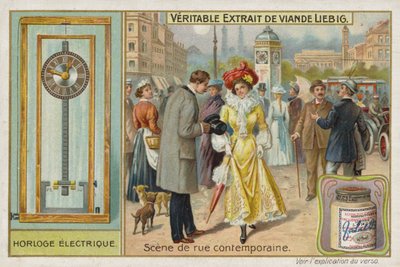 Francia húskivonat (Bouillon), tipikus közúti jelenet alkotó: French School