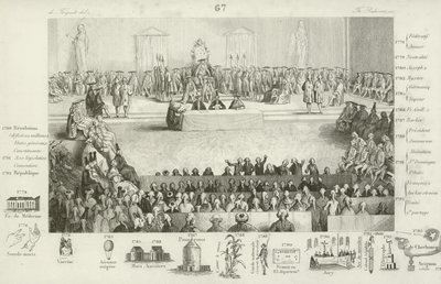 A francia nemzetgyűlés XVI. Lajos uralkodása alatt alkotó: French School