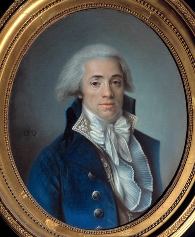 Francia forradalom: „” Bertrand Barere de Vieuzac (1755-1841), a Comite de Salut Public tagjának portréja”” Az Ecole francaise pasztell festménye. 18. századi Párizs, Musee Carnavalet – francia forradalom: „” Bertrand Barere de Vieuzac portréja (17. alkotó: French School