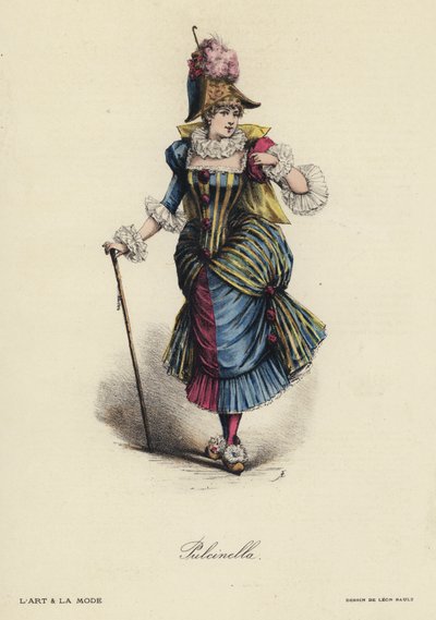 Francia divat tányér alkotó: French School