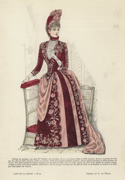 Francia divatlemez, 1885-86 alkotó: French School