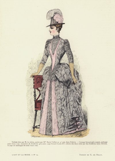 Francia divatlemez, 1885-86 alkotó: French School