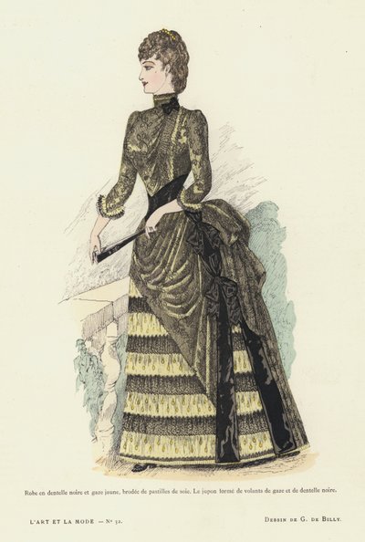 Francia divatlemez, 1885-86 alkotó: French School