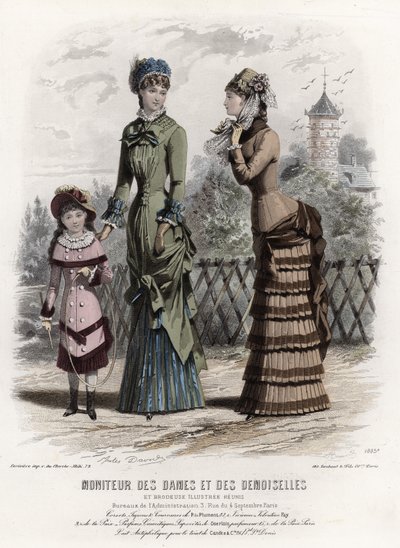 Francia divatlemez, 19. század vége alkotó: French School