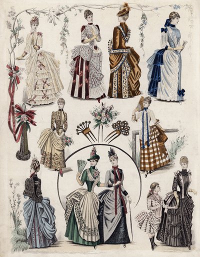 Francia divatlemez, 19. század vége alkotó: French School