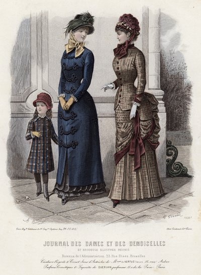 Francia divatlemez, 19. század vége alkotó: French School