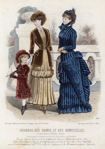 Francia divatlemez, 19. század vége alkotó: French School