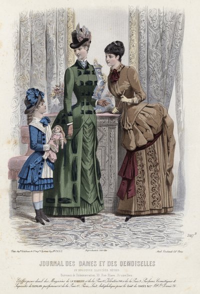 Francia divatlemez, 19. század vége alkotó: French School