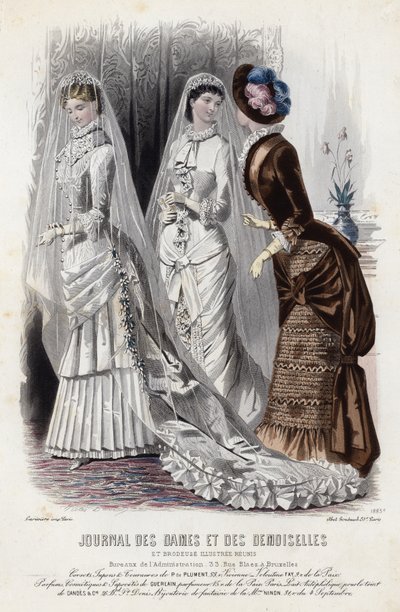 Francia divatlemez, 19. század vége alkotó: French School