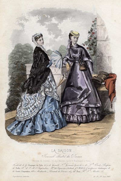 Francia divatlemez, 19. század vége alkotó: French School