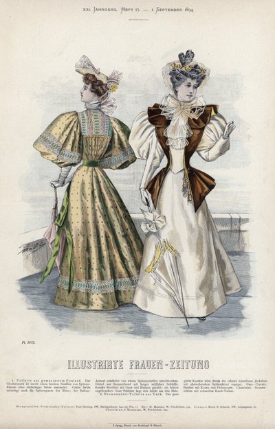 Francia divatlemez, 19. század vége alkotó: French School