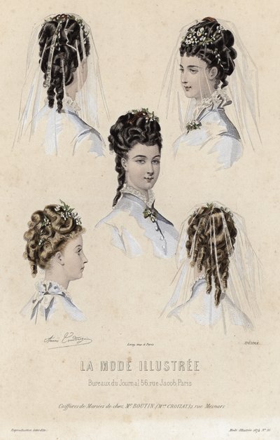 Francia divatlemez, 19. század vége alkotó: French School