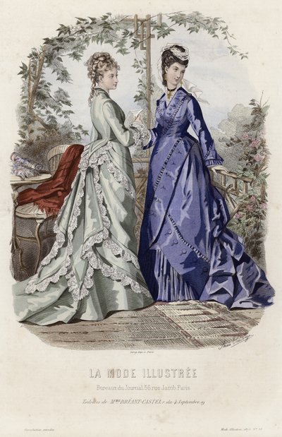 Francia divatlemez, 19. század vége alkotó: French School