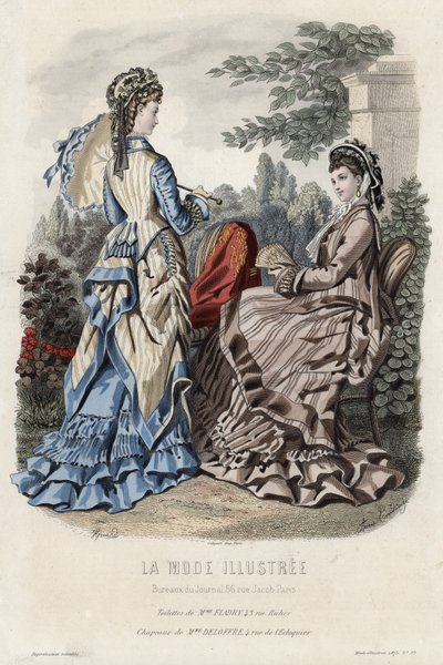 Francia divatlemez, 19. század vége alkotó: French School