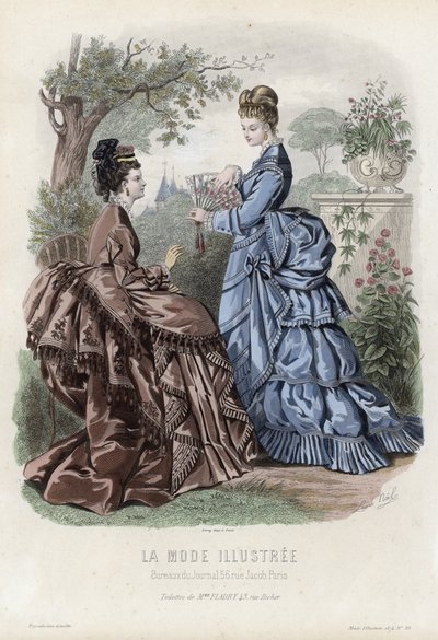 Francia divatlemez, 19. század vége alkotó: French School