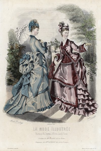 Francia divatlemez, 19. század vége alkotó: French School