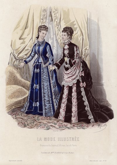 Francia divatlemez, 19. század vége alkotó: French School