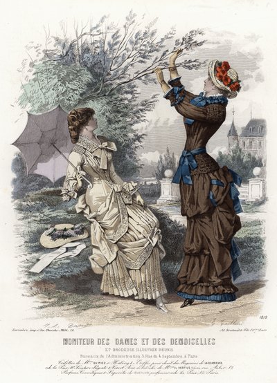 Francia divatlemez, 19. század vége alkotó: French School