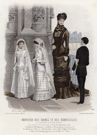 Francia divatlemez, 19. század vége alkotó: French School