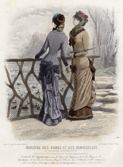 Francia divatlemez, 19. század vége alkotó: French School