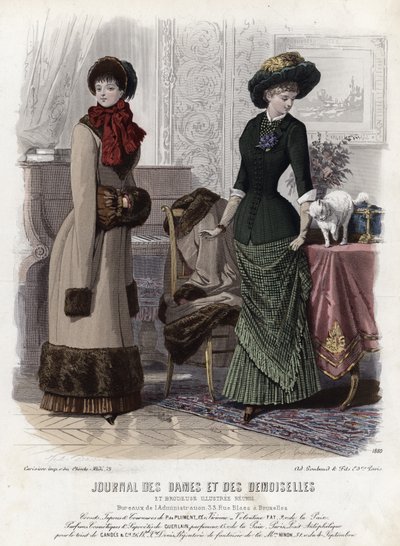 Francia divatlemez, 19. század vége alkotó: French School