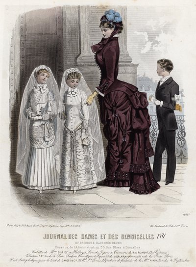 Francia divatlemez, 19. század vége alkotó: French School