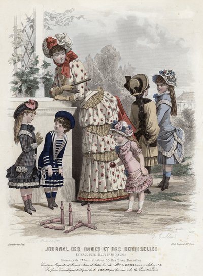 Francia divatlemez, 19. század vége alkotó: French School