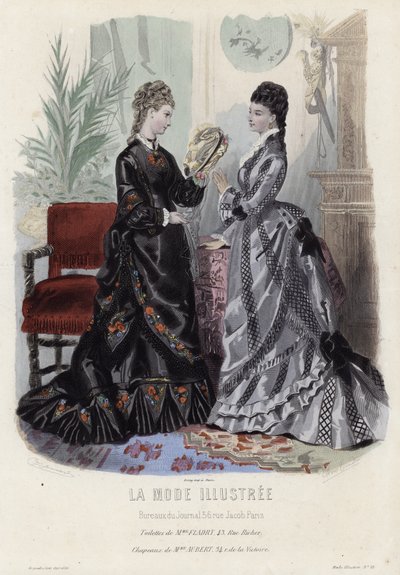 Francia divatlemez, 19. század vége alkotó: French School