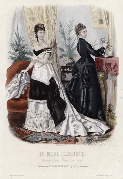 Francia divatlemez, 19. század vége alkotó: French School