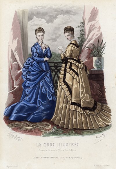 Francia divatlemez, 19. század vége alkotó: French School