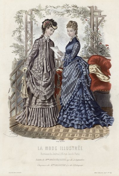 Francia divatlemez, 19. század vége alkotó: French School