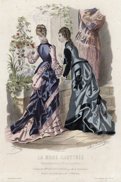 Francia divatlemez, 19. század vége alkotó: French School