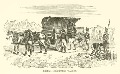 Francia intendáns kocsi (metszet) alkotó: French School