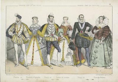 A 16. és 17. század francia királyai és királynői alkotó: French School