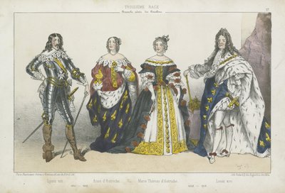 A Bourbonok idősebb ágának francia királyai és királynői alkotó: French School