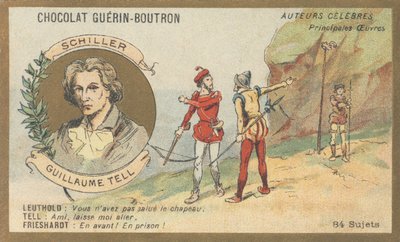Friedrich von Schiller (1759-1805), német költő, drámaíró és író, a „Guillaume Tell” dráma szerzője (1804) alkotó: French School