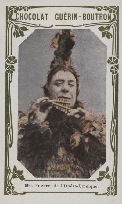 Fugere, az Opera-Comique-ból (színes fotó) alkotó: French School