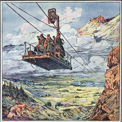 Sikló az olasz Alpokban, 1916 alkotó: French School