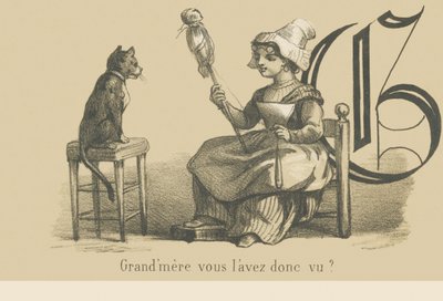 G: Nagymama, láttad őt? alkotó: French School