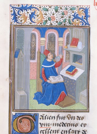 Galenus, a Histoire des Philosophes-ból, 15. század vége alkotó: French School