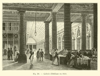 Galerie dOrleans en 1840 alkotó: French School