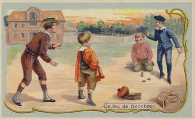 Kúpjáték (chromolitho) alkotó: French School