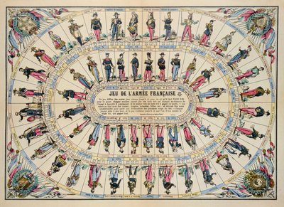 A francia hadsereg játéka alkotó: French School